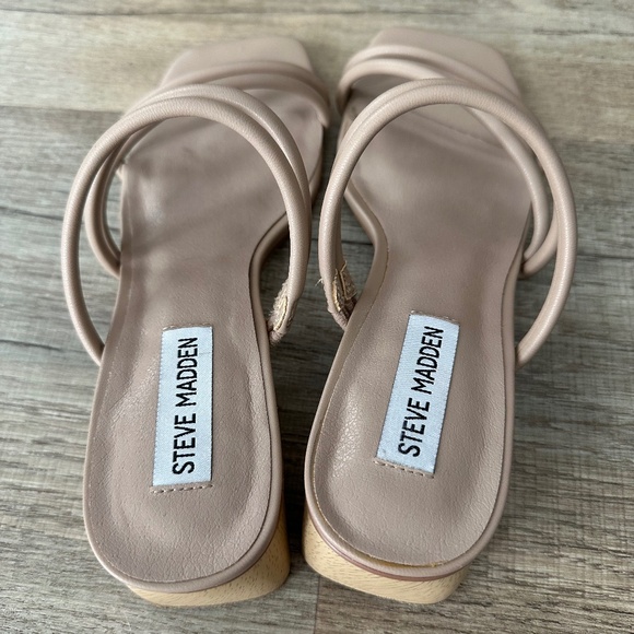 STEVE MADDEN ASSURED BLOCK HEEL SANDAL SZ 7M - Picture 5 of 10